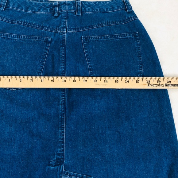 Talbots Petites Jean Skirt - Picture 5 of 7